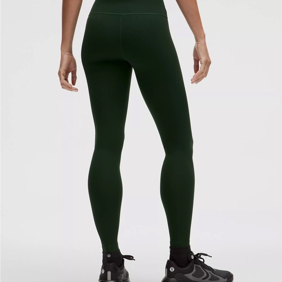 Lululemon Athletica Legacy Green Wunder Train High Rise Leggings - Picture 2 of 4